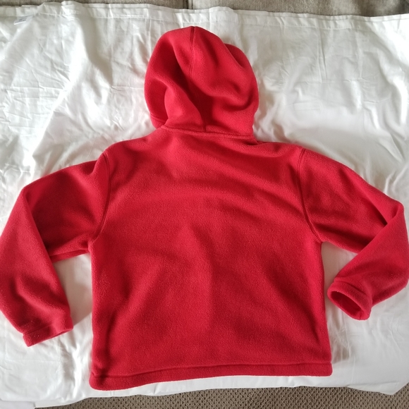 Disneyland Resort Minnie Mouse 28 Medium Size Red Fleece Hoodie Vintage Y2k - Picture 7 of 13